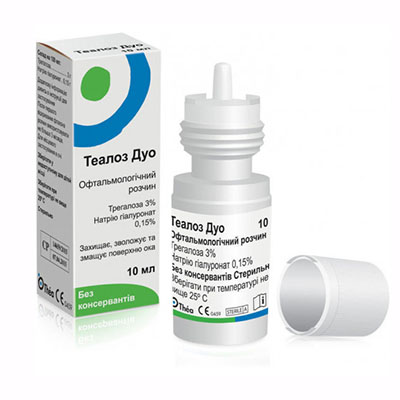 Теалоз Дуо р-н офтальмологічний фл. 10 мл