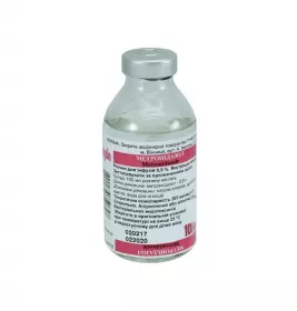 Метронідазол розчин для інфузій 0.5% по 100 мл у пляшці 1 шт.