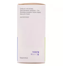 Орнізол розчин для інфузій 5 мг/мл по 100 мл у флаконі 1 шт.