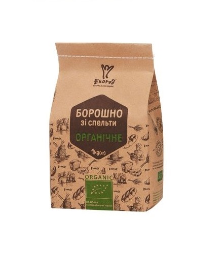 Борошно зі спельти органічне Екород 1 кг