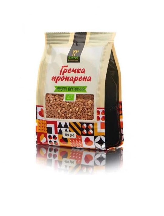 Крупа гречана пропарена органічна Екород 400 г