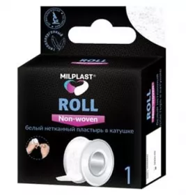 *Лейкопластир Milplast Roll non-women біл.неткан.5м*2,5см