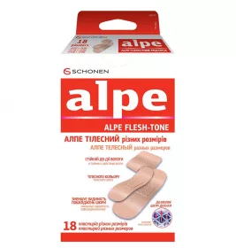 *Лейкопластир Алпе набір тілесний різних розмірів №18