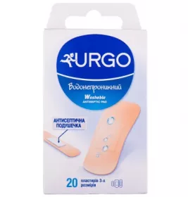 *Лейкопластир УРГО набір водонепроникний з антисептиком різних розмірів №20