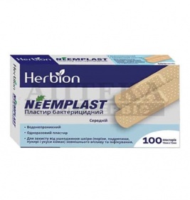 *Лейкопластырь Neemplast бактер.19*72мм №100