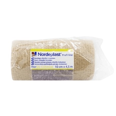*Бинт NORDEPLAST НорДик Когезив для фиксации повязок 10см*4,5м *Бинт NORDEPLAST НорДик Когезив для фиксации повязок 10см*4,5м