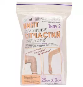 БинтТип-2 еласт.сітчаст.труб.25смх3см поліестер(рука,нога) Міран