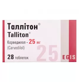 Таллитон таблетки по 25 мг 28 шт. (14х2)