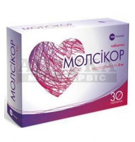Молсікор таблетки по 4 мг 30 шт. (30х1)