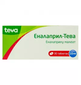 Эналаприл-Тева таблетки по 10 мг 30 шт.