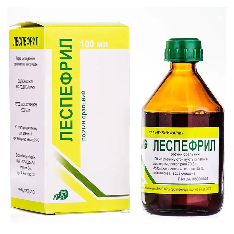 Леспефрил розчин у флаконі по 100 мл