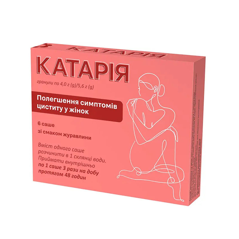 Катария гранулы 4 г/5.6 г по 5.6 г в саше 6 шт.