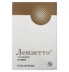 Лензетто спрей 1.53 мг/дозу по 6,5 мл (56 доз) у флаконі 1 шт.