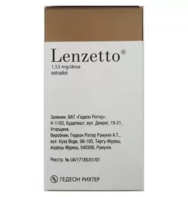 Лензетто спрей 1.53 мг/дозу по 6,5 мл (56 доз) у флаконі 1 шт.