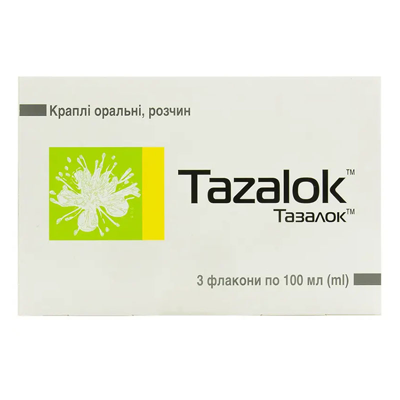 Тазалок краплі по 100 мл у флаконі 3 шт.