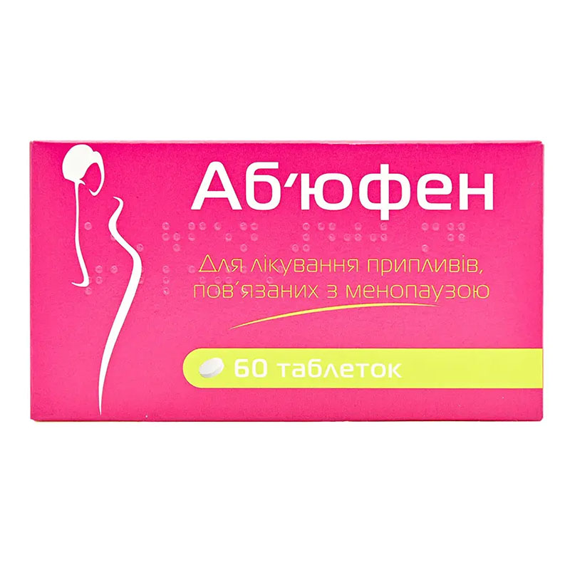 Аб'юфен таблетки по 400 мг 30 шт. (15х2)