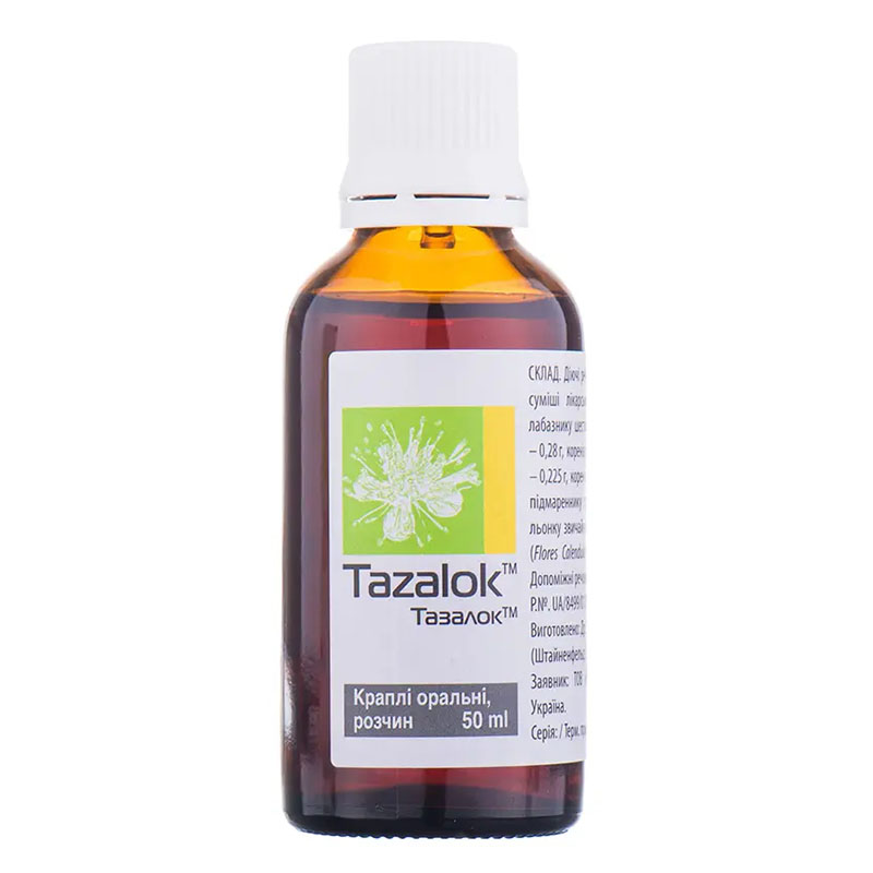 Тазалок краплі по 50 мл у флаконі 1 шт.