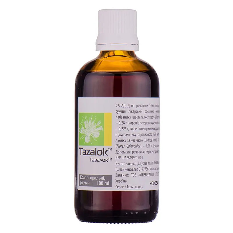 Тазалок краплі по 100 мл у флаконі 1 шт.