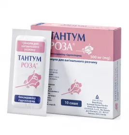 Тантум Роза гранули по 500 мг в саше 10 шт.