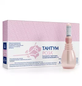 Тантум Роза 0.1% по 140 мл у флаконі 5 шт.