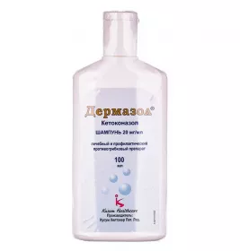 Дермазол шампунь 20 мг/мл по 100 мл у флаконі 1 шт.