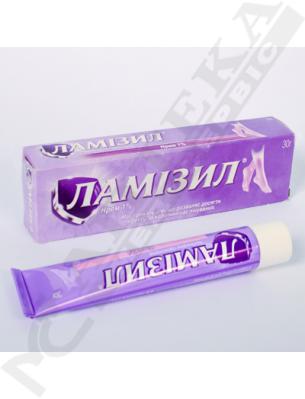 Ламізил крем 1% по 30 г у тубах