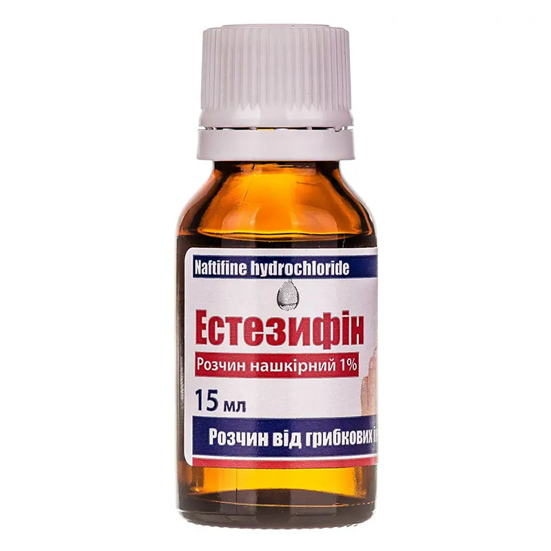 Естезифін розчин 1% по 15 мл у флаконі