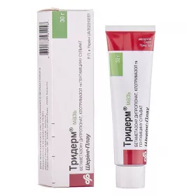 Тридерм мазь по 30 г у тубах 1 шт.