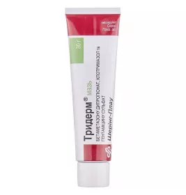 Тридерм мазь по 30 г у тубах 1 шт.