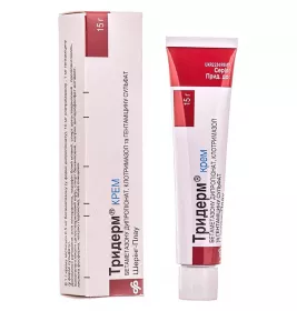 Тридерм крем по 15 г у тубах 1 шт.