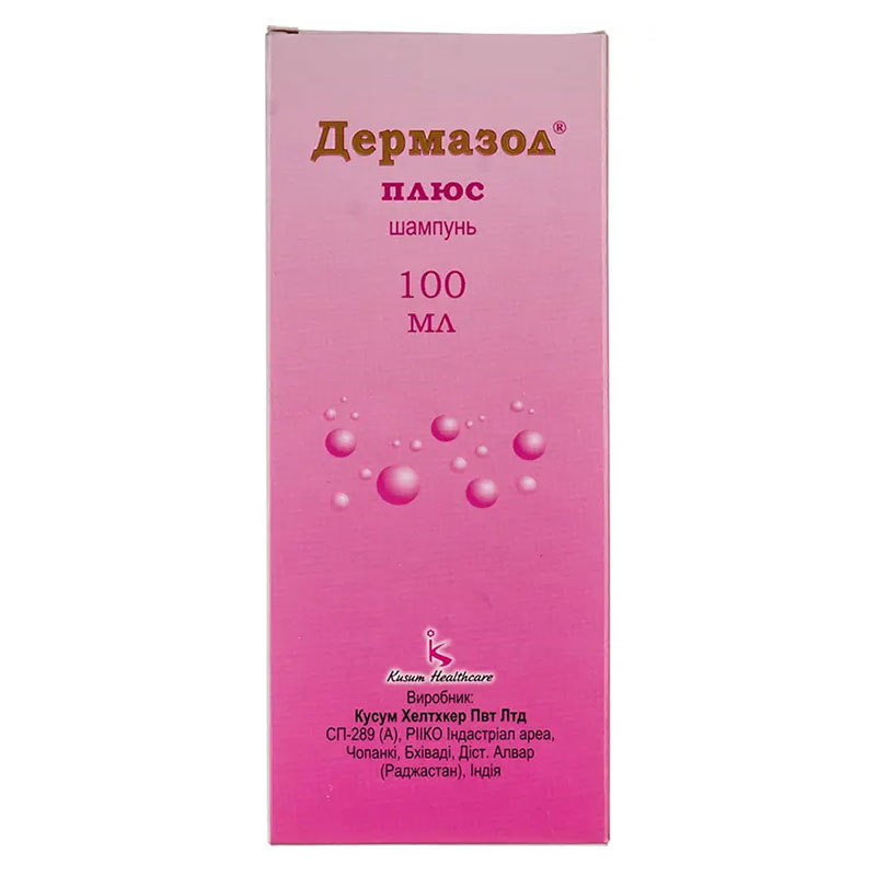 Дермазол Плюс шампунь по 100 мл у флаконі 1 шт.