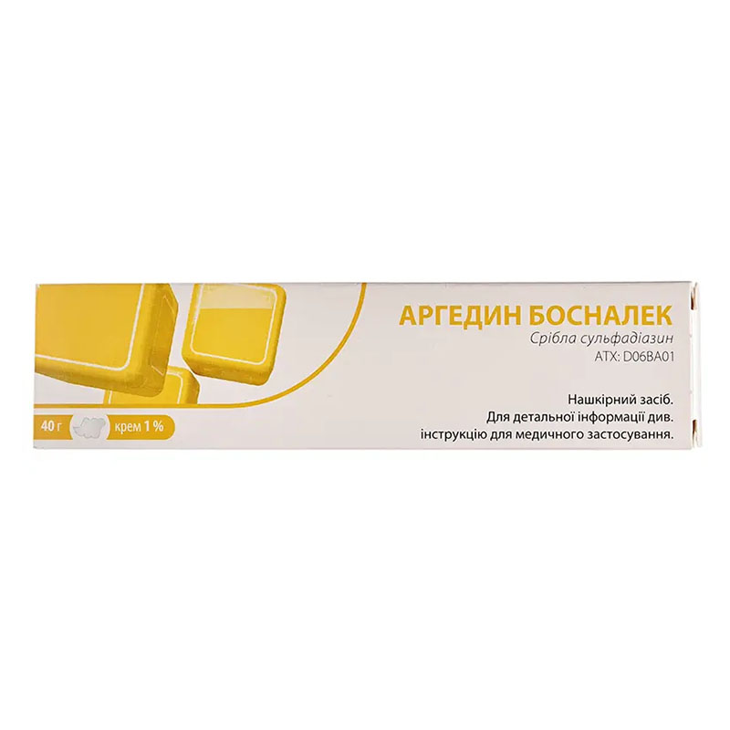 Аргедин Босналек крем 1% по 40 г у тубах