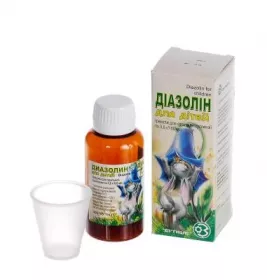 Діазолін-Здоров'я для дітей гранули 0.6 г/100 мл по 9 г у флаконі