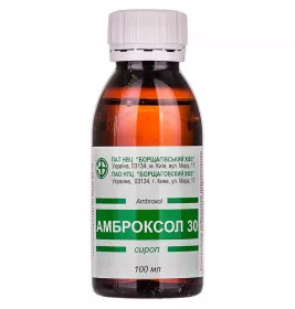 Амброксол сироп 30 мг/5 мл по 100 мл у флаконі 1 шт. - БХФЗ