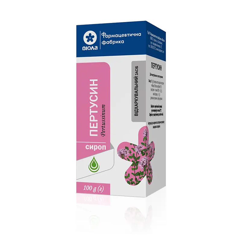 Пертуссин сироп по 100 мл во флаконе в упаковке 1 шт. - Виола