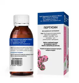 Пертусин сироп по 100 мл у флаконі в упаковці 1 шт. - Віола