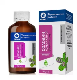Солодки кореня сироп по 200 г у флаконі 1 шт. - Віола