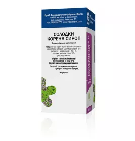 Солодки кореня сироп по 200 г у флаконі 1 шт. - Віола
