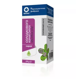 Солодки кореня сироп по 200 г у флаконі 1 шт. - Віола