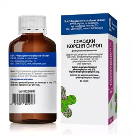 Солодки кореня сироп по 200 г у флаконі 1 шт. - Віола