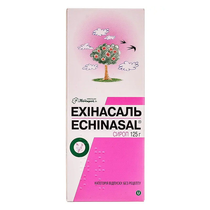 Ехінасаль сироп по 125 г у флаконі