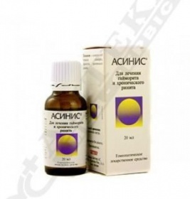 Асініс краплі по 20 мл у флаконі