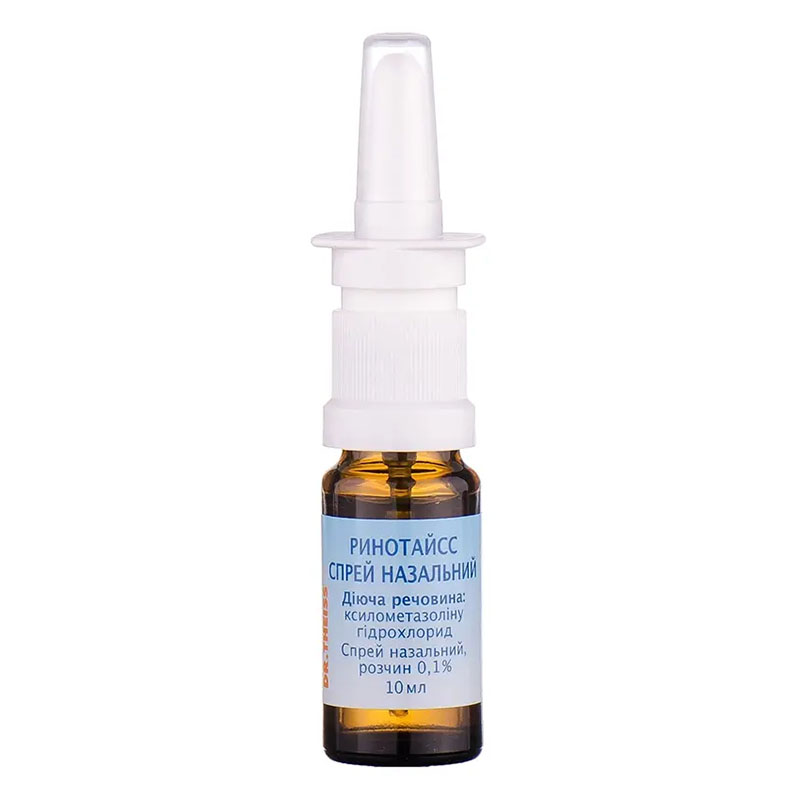 Ринотайсс спрей 0,1% по 10 мл у флаконі 1 шт.