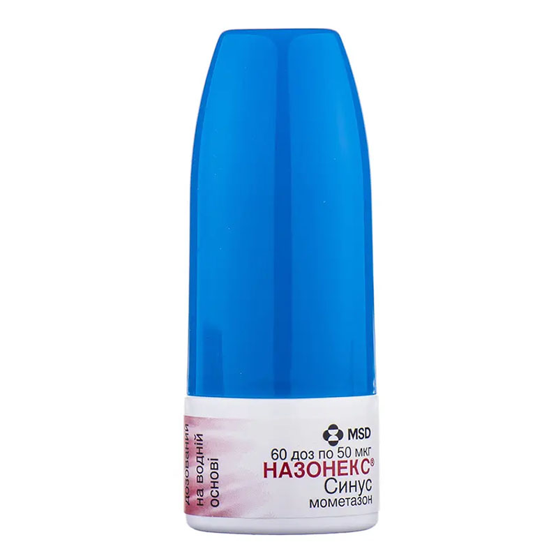 Назонекс Синус спрей 50 мкг/доза по 60 доз (10 г) во флаконе 1 шт.