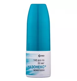 Назонекс спрей 50 мкг/доза по 140 доз (18 г) у флаконі 1 шт.