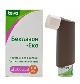 Беклазон-Еко аерозоль 100 мкг/дозу по 200 доз у балоні