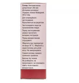 Беклофорт Евохалер аерозоль 250 мкг/дозу по 200 доз у балоні