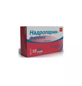 Надропарин-Фармекс розчин для ін'єкцій 9500 анти-Ха МЕ/мл по 0,4 мл у шприцах 10 шт.