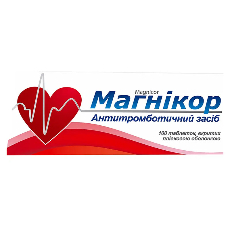 Магнікор таблетки 100 шт. (10х10)