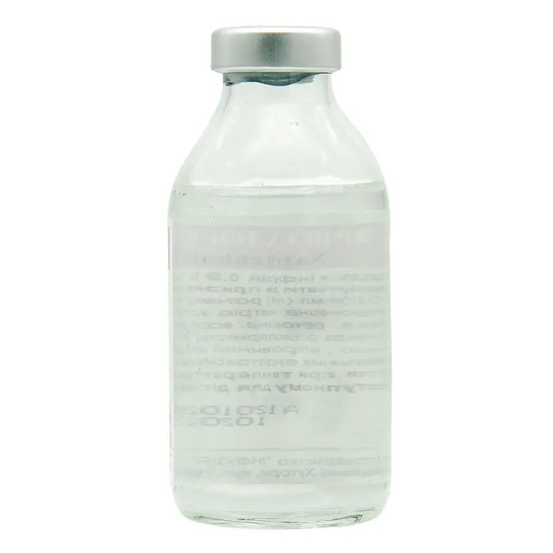 Натрия хлорид раствор для инфузий 0,9% по 100 мл в бутылке - Инфузия